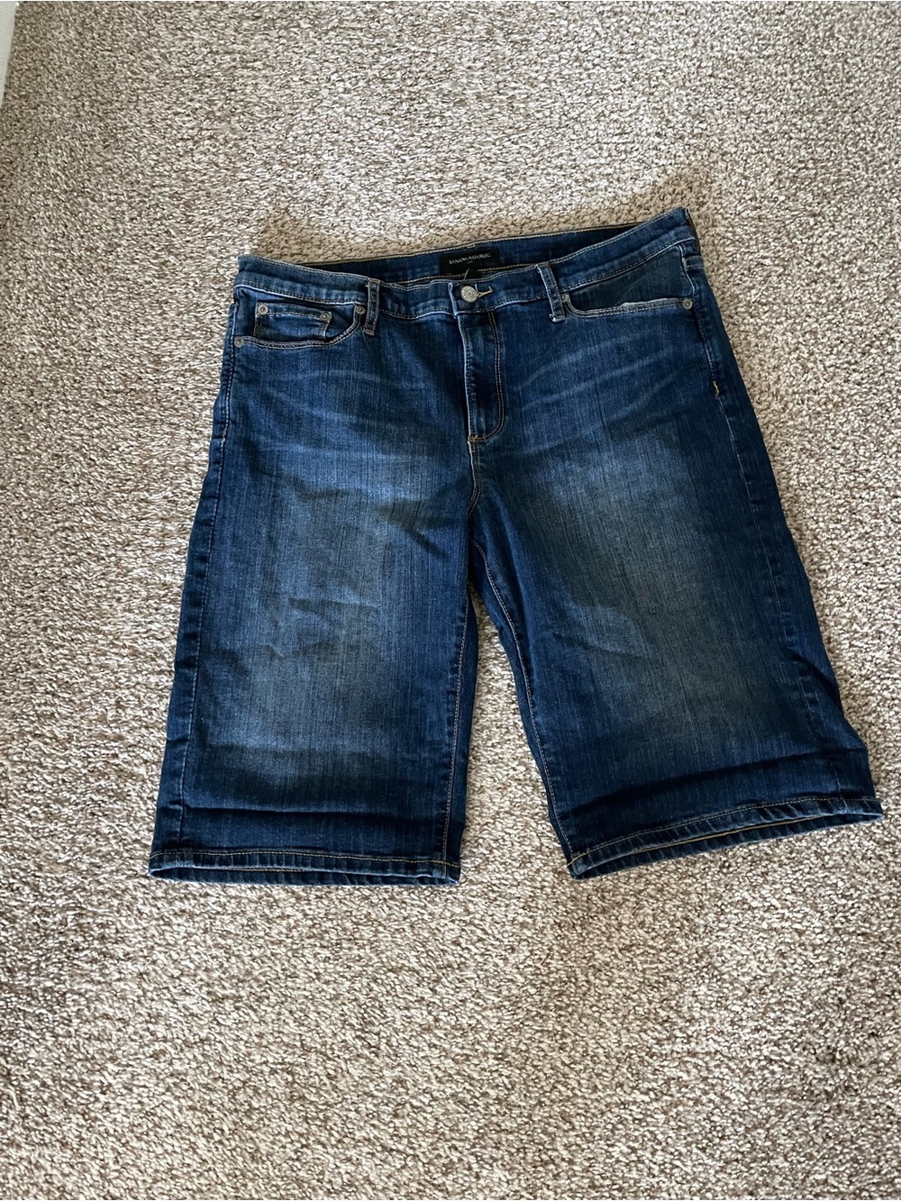 Women’s Dark Blue Denim Shorts